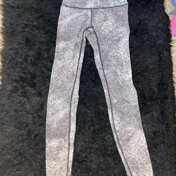 SOLD:Speckled gray and black lululemon leggings - Picture 3 of 3